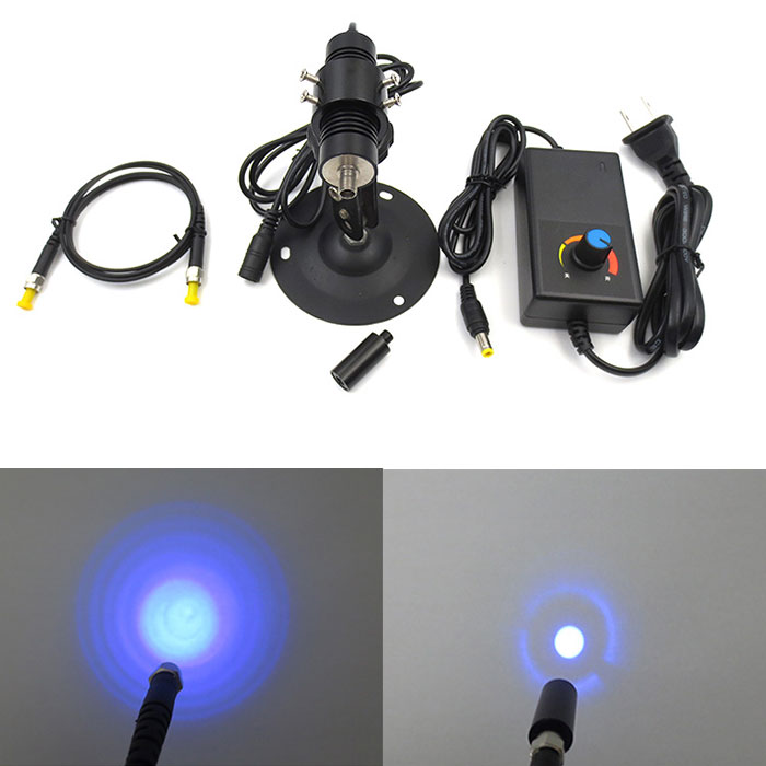405nm 100mW Blue-violet Fiber Coupled Laser with Collimator - Click Image to Close